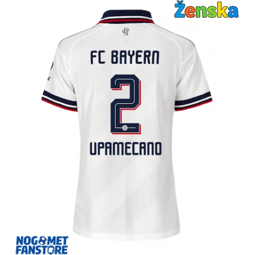 Bayern Munich Dayot Upamecano #2 Gostujuci Dres za Ženska 2026-27 Kratak Rukav